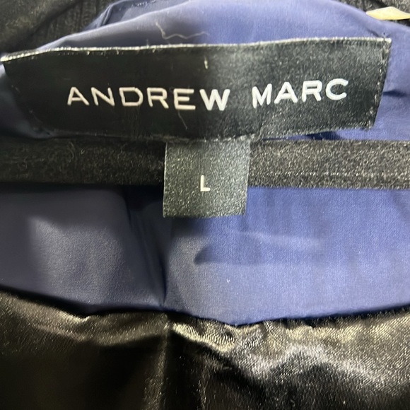 Andrew Mark Navy Blue Quilt Vest - Picture 3 of 6